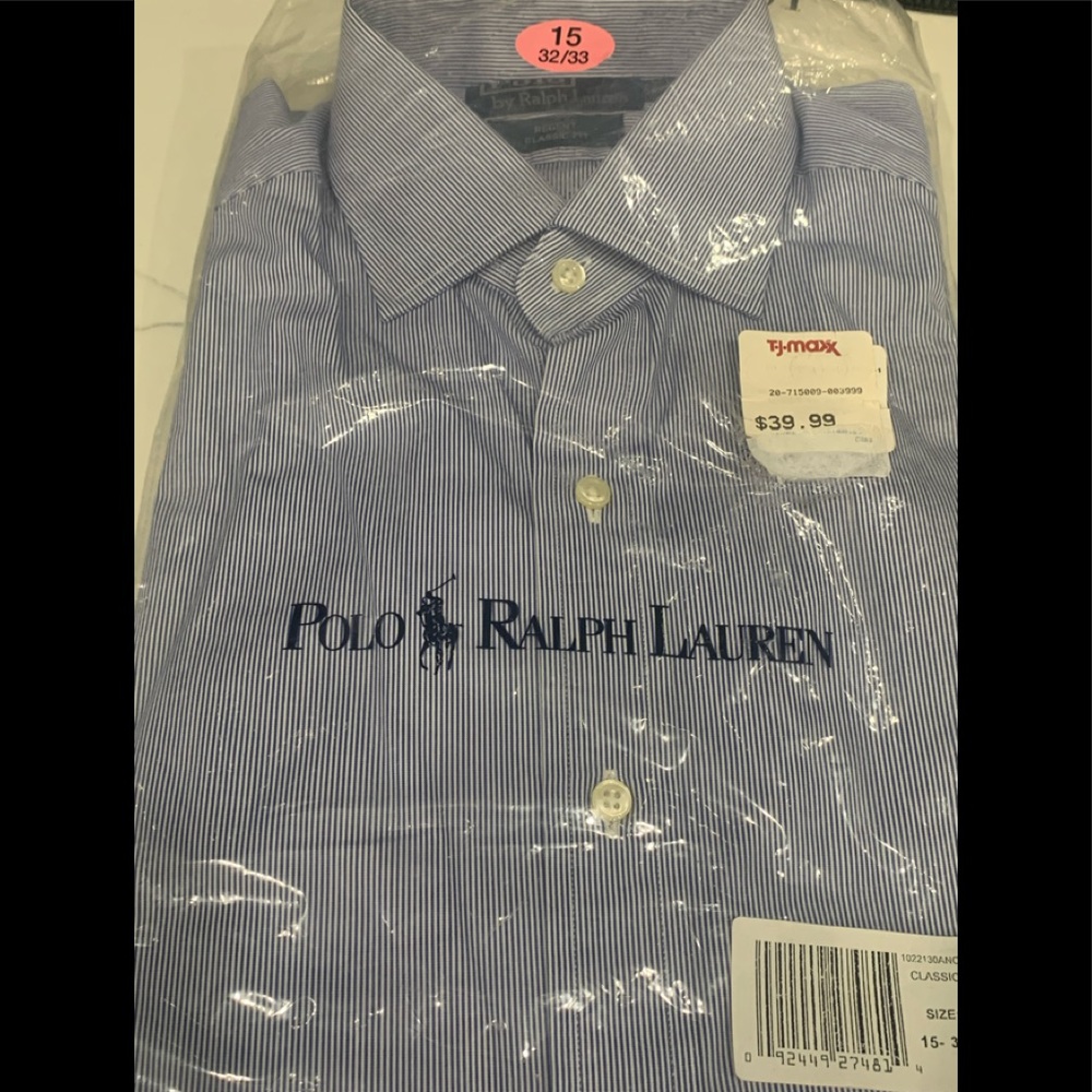 Men’s classic long sleeve dress shirt